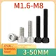 1 6/50pcs m1 5 m2 m2 5 m3 m4 m5 m6 m8 a2-70 2 5 Edelstahl Klasse 12 9 Stahl Sechs kant Innen sechs