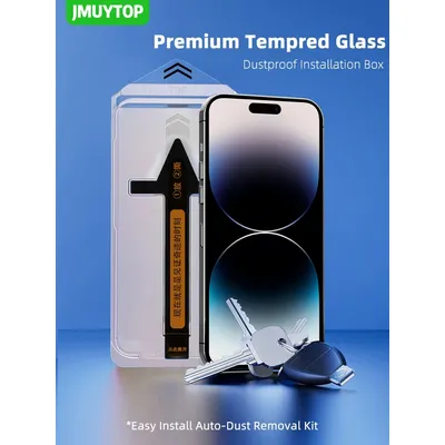 Premium-Displays chutz folie für iPhone 15 Pro Max gehärtetes Glas Rand-zu-Rand-Voll abdeckung