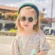 Junge Mädchen niedlichen Baby Mode Kinder Retro runde Sonnenbrille UV-Schutz klassische Kinder