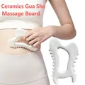 Keramik Gua Sha Massage Board Gesicht Gua Sha Scraper Board reduzieren Fett statisch frei tragbare