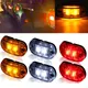 2/4 pezzi 12v 24v led luci di segnalazione laterali rimorchio camion roulotte posizione laterale indicatore luce led camion ambra rosso bianco lampada