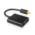 Adattatore splitter audio in fibra ottica digitale SPDIF Splitter Toslink Splitter cavo ottico SPDIF Hub 1 ingresso 2 uscite per DVD