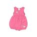 Carter's Short Sleeve Onesie: Pink Bottoms - Size 12-18 Month