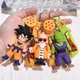 Drachen ball z Anime Figuren Goku Vegeta Piccolo Raditz Broli Gummi puppe Schlüssel bund Tasche