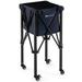 Lightweight Foldable Tennis Ball Teaching Cart with Wheels and Removable Bag - 16" x 16" x 36"