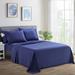 Marina Decoration Ultra Soft Silky Deep Pocket Solid Rayon from Bamboo All Season Bedding Pleated Sheet Set