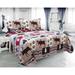 Marina Decoration Rich Printed Embossed Pinsonic Coverlet Bedspread Ultra Soft Summer Quilt Set, Cabin Moose Bear