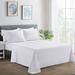 Marina Decoration Ultra Soft Silky Deep Pocket Solid Rayon from Bamboo All Season Bedding Pleated Sheet Set