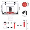 Mini Basketball Hoop 16"x12" Door Set with LED Light Electronic Scoreboard