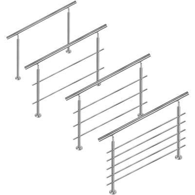 Aufun - Treppengeländer Edelstahl Handlauf Geländer für Treppen, Innen und Außen, Balkon, Brüstung, Image