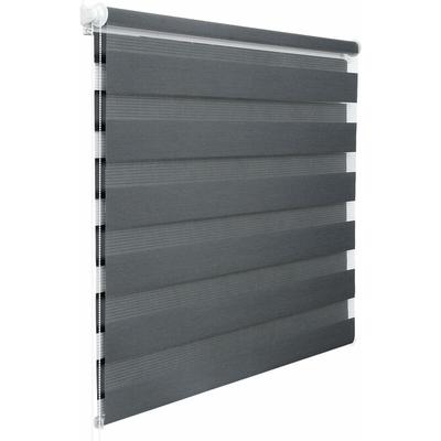 WOLTU Doppelrollo Klemmfix ohne Bohren, Duo Rollo Zebrarollo Fensterrollo Klemmrollo Seitenzugrollo Image