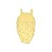 Carter's Short Sleeve Onesie: Yellow Bottoms - Size 9 Month