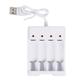 Independent Adapter 4 Slot Rechargeable AA / AAA Battery Charger USB Battery Charger Charging Tools Quick Charge