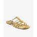 Boston Proper - Gold Yellow - Braided Strappy Sandal - 6.5