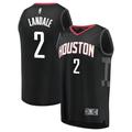 Jock Landale Men's Fanatics Branded Black Houston Rockets Fast Break Replica Custom Jersey - Statement Edition