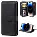 for Samsung Galaxy A52 4G/5G Case Heavy Duty Protection Wallet with Magnetic Case 10 Card Slots 2 in 1 Folio Flip Premium PU Leather Wallet Kickstand Case for Samsung Galaxy A52 4G/5G - Black