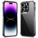 Case for iPhone 11 Pro Max Case Clear Non Yellowing Crystal Clear Anti-Scratch Hard PC & Non-Slip Soft TPU Bumper Cover Transparent Slim Fit Shockproof Protective Phone Cases Clear