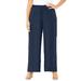 Plus Size Women's Cocktail Pant by Catherines in Navy (Size 24 W)