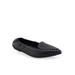 Women's Dee Casual Flat by Aerosoles in Black Leather (Size 10 1/2 M)