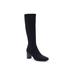 Women's Micah Tall Calf Boot by Aerosoles in Black Fabric (Size 5 M)