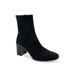 Women's Corinda Bootie by Aerosoles in Black Stretch (Size 8 1/2 M)