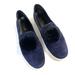 Michael Kors Shoes | Michael Kors Eddy Pom Pom Navy Blue Suede Slip-On Sneakers Size 6.5 | Color: Blue | Size: 6.5