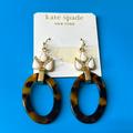 Kate Spade Jewelry | Kate Spade Turtoise Dangle Earrings | Color: Brown/Gold | Size: Os