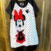 Disney Intimates & Sleepwear | Minnie Mouse Glitter Bow Night Gown | Color: Red/White | Size: 1x