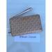 Michael Kors Bags | Michael Kors Mk Double Zip Wallet Wristlet - Rose Gold | Color: Gold/Red | Size: 7.25"(L)/ 4.5"(H)/ 0.75"(W)