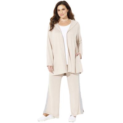 Plus Size Women's Impossibly Soft Swing Cardigan by Catherines in Butter Toffee (Size 1X)