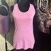 Under Armour Tops | 3 For $25 Pink Under Armour Racerback Top With Built In Bra Sz Sm | Color: Pink | Size: Sm
