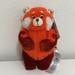 Disney Toys | Disney Parks Pixar Turning Red Plush Red Panda Mei With Pink Backpack 9" W/ Tag | Color: Pink/Red | Size: Osg