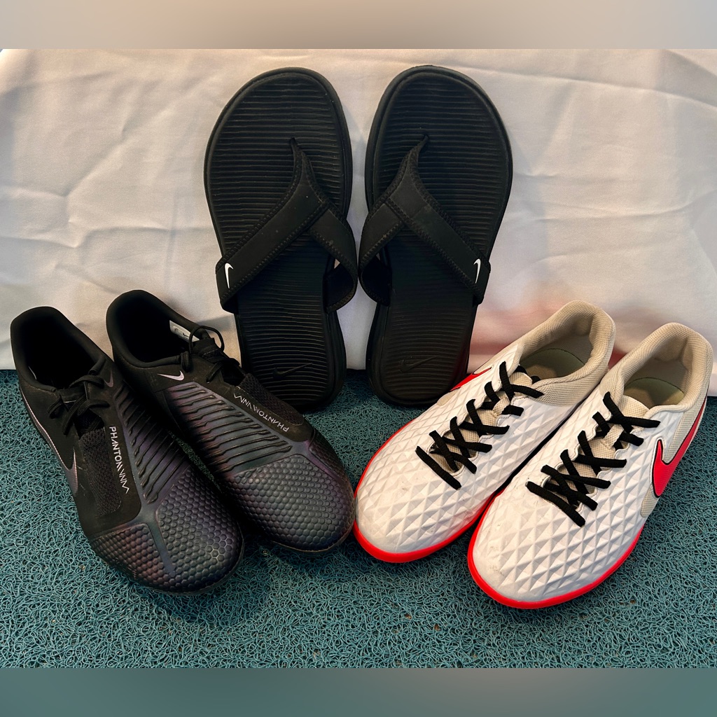 Nike Shoes | 3 Pair Bundle Of Mens Nike Shoes | Color: Black/White | Size: 9