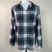 J. Crew Tops | J. Crew Top Small Green Blue Plaid Casual Button-Front Shirt Cotton Women's | Color: Blue/Green | Size: S
