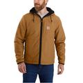 Carhartt Jackets & Coats | Carhartt Men's Rain Defender Relaxed Fit Fleece Reversible Jacket . High Rated | Color: Black/Orange | Size: 3xl