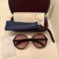 Gucci Accessories | Brand New Authentic Gucci Round Plastic Frame Sunglasses | Color: Brown | Size: Os