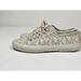 Michael Kors Shoes | Michael Kors Women's Keaton Logo Lace-Up Sneakers 8 Us | Color: Brown/White | Size: 8