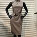 Michael Kors Dresses | Michael Kors Women Brown Plaid Belted Midi Dress Size 6 | Color: Brown | Size: 6