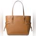 Michael Kors Bags | Michael Kors Voyager East West Crossgrain Leather Tote Acorn/Gold | Color: Brown | Size: Os