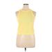 Old Navy Sleeveless T-Shirt: Yellow Tops - Women's Size X-Large