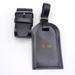 Louis Vuitton Accessories | Louis Vuitton Black Luggage Tag & Poignet- Large Size | Color: Black/Silver | Size: Luggage Tag - 3.5" X 2.2" Poignet - 7.5” X 1.25