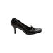 Gianni Bini Heels: Pumps Stilleto Classic Black Solid Shoes - Women's Size 9 1/2 - Round Toe