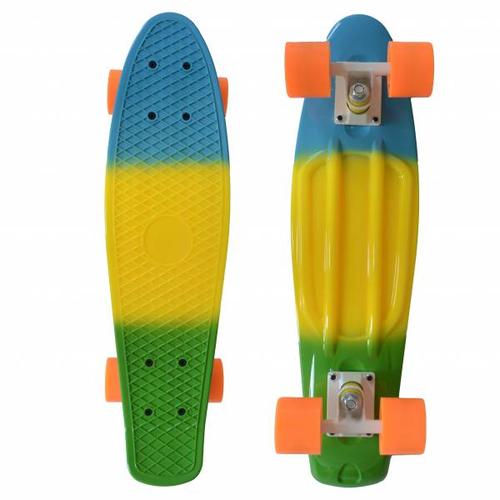 "MUWO ""Cruiser"" Penny Board Mini Skateboard gelb"