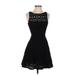 BB Dakota Casual Dress - Mini: Black Dresses - Women's Size 2