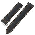 SCHIK Nylon Canvas Watchband 19mm 20mm 21mm 22mm for Tissot Watch Strap (Color : Black orange, Size : 22MM)