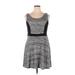 Xhilaration Casual Dress - A-Line: Gray Marled Dresses - Women's Size X-Large