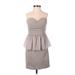 Guess Casual Dress - Mini: Gray Dresses - Women's Size 4