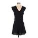 Claudie Pierlot Casual Dress: Black Solid Dresses - Women's Size 36