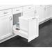 Rev-A-Shelf Tandem Pull Out Waste/Trash Container w/ Soft Close & Servo Drive System in Gray/White | 23" H x 12.5" W x 22.6" D,12.5 | Wayfair