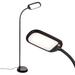 Wrought Studio™ Ibrohim 41" LED Task Floor Lamp, Crystal in Gray | 41 H x 10 D in | Wayfair 28CBC137BC4D466AA3A48DE46FE0B781